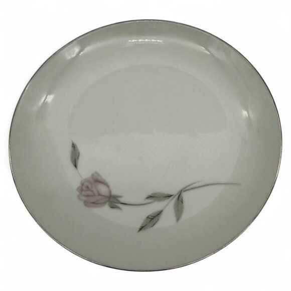 Mikasa Fine China 8194 Primrose Bread Plate With Pink Rose Design & Gold Trim 6. - Picture 4 of 6